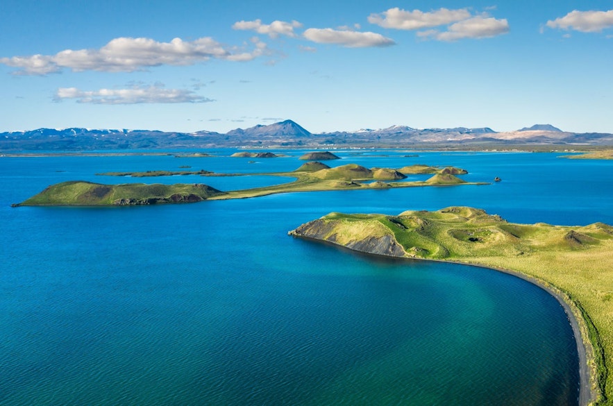 Lake Myvatn has a range of incredible volcanic formations
