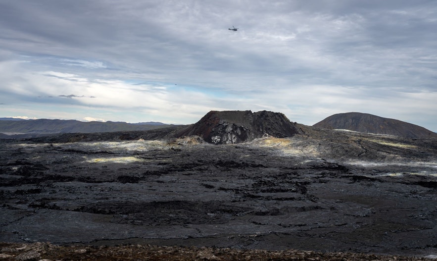 The craters on the Reykjanes peninsula are a stunning sight