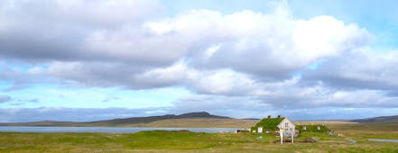 Saenautavatn is a lake near Egilsstadir in East Iceland with fishing and hiking opportunities and a history museum.