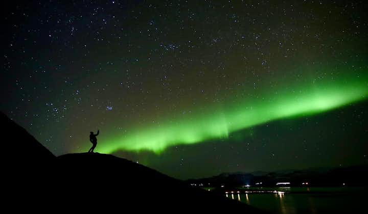 Guided 4 Hour Northern Lights Hunt in a Minibus with Transfer from Reykjavik, Hot Chocolate & Photos