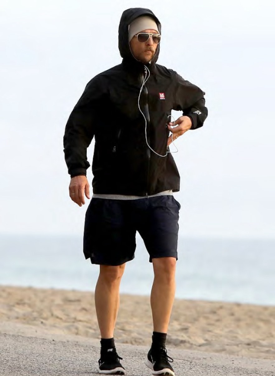 Matthew McConaughey wearing a hooded sweater from 66°North