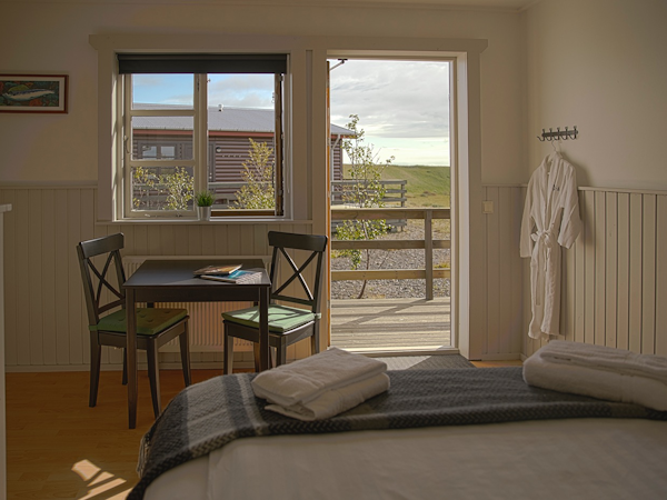 Fresh Icelandic breeze enters the rooms at Aurora Lodge Hotel.