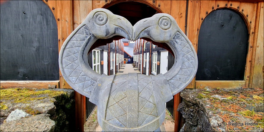 The Viking Village in the Viking Town Hafnarfjörður in SW-Iceland