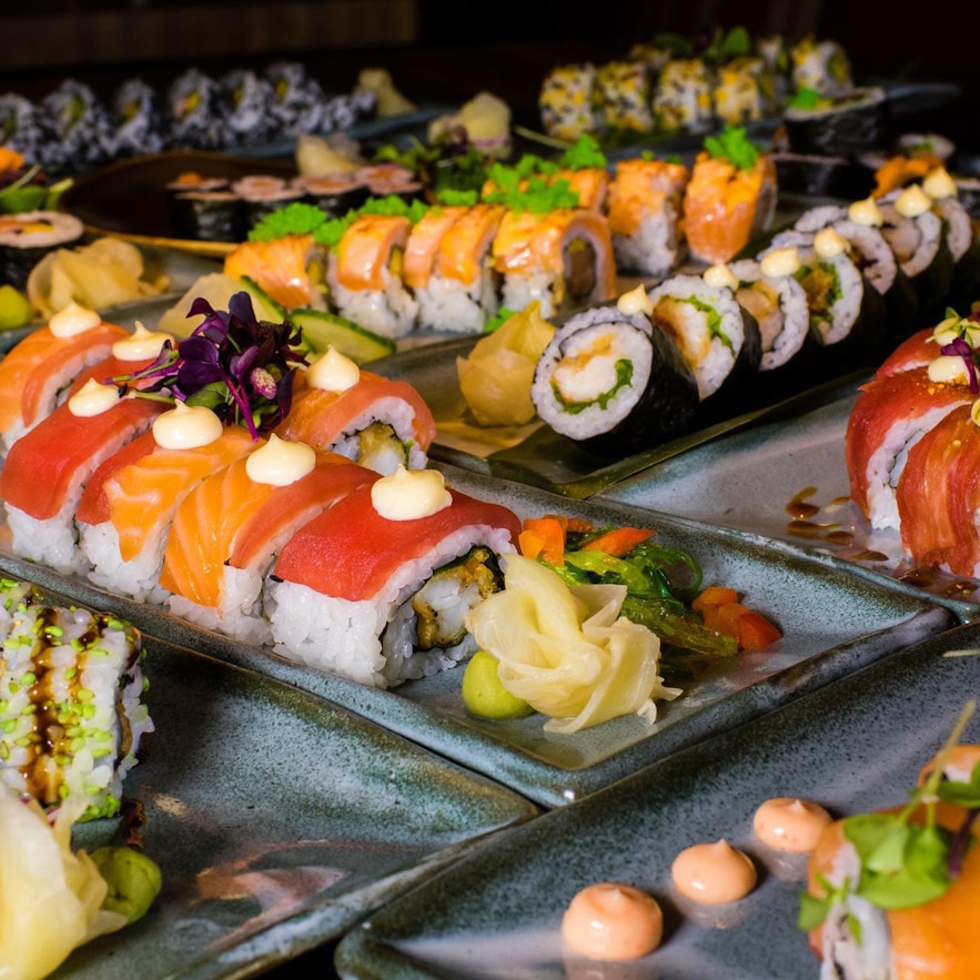 Sushi is a specialty at Rub 23.