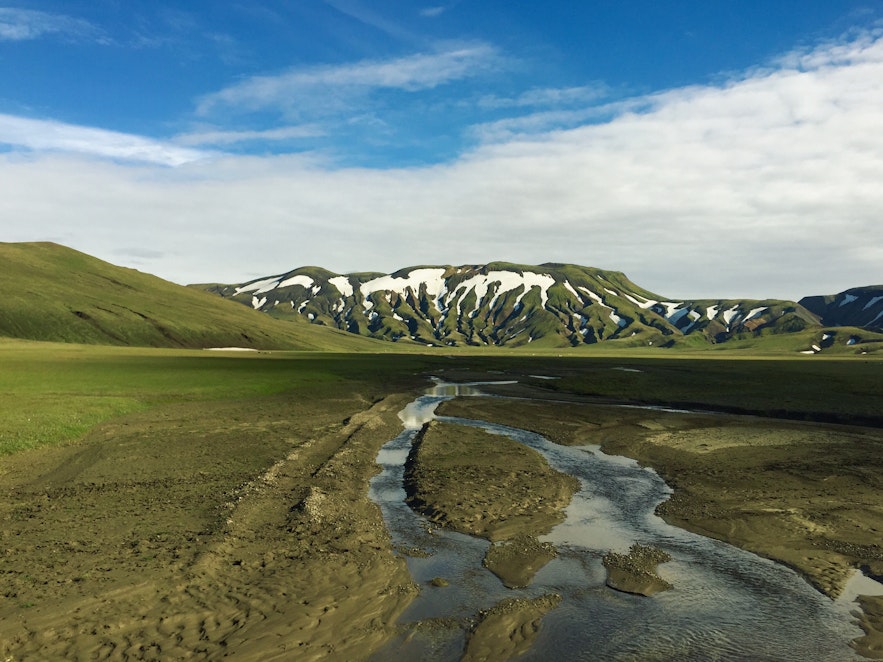 冰岛内陆高地兰德曼纳劳卡沿路风景