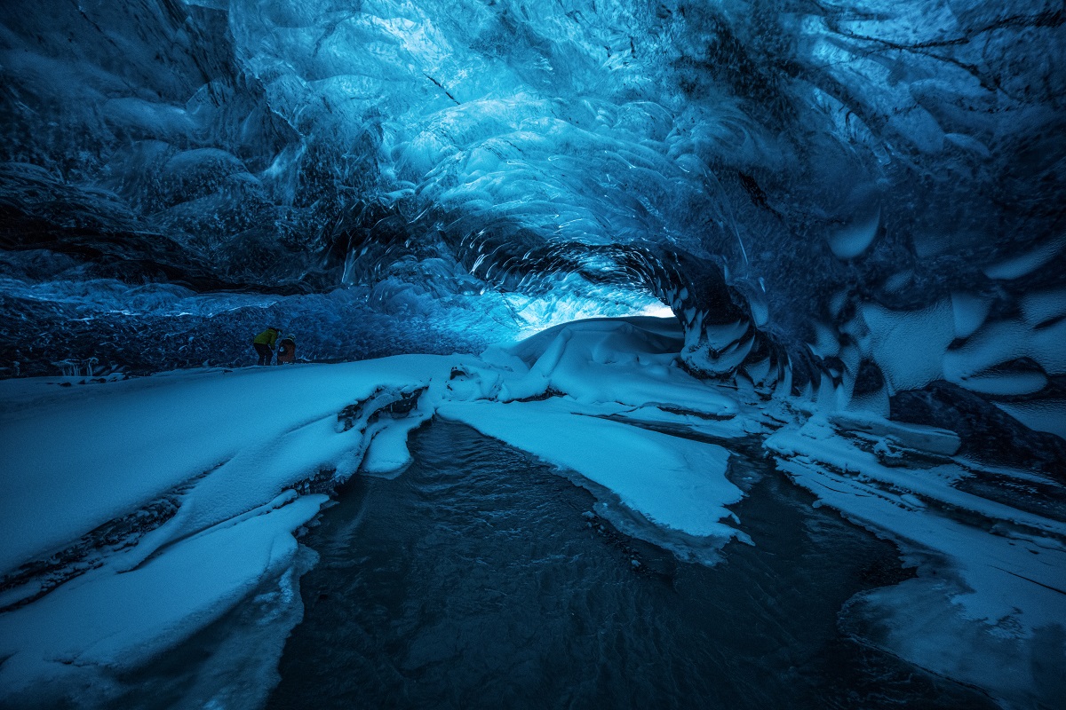 One of the greatest draws of visiting the Iceland is winter is the chance to explore the ice caves under Vatnajökull glacier.