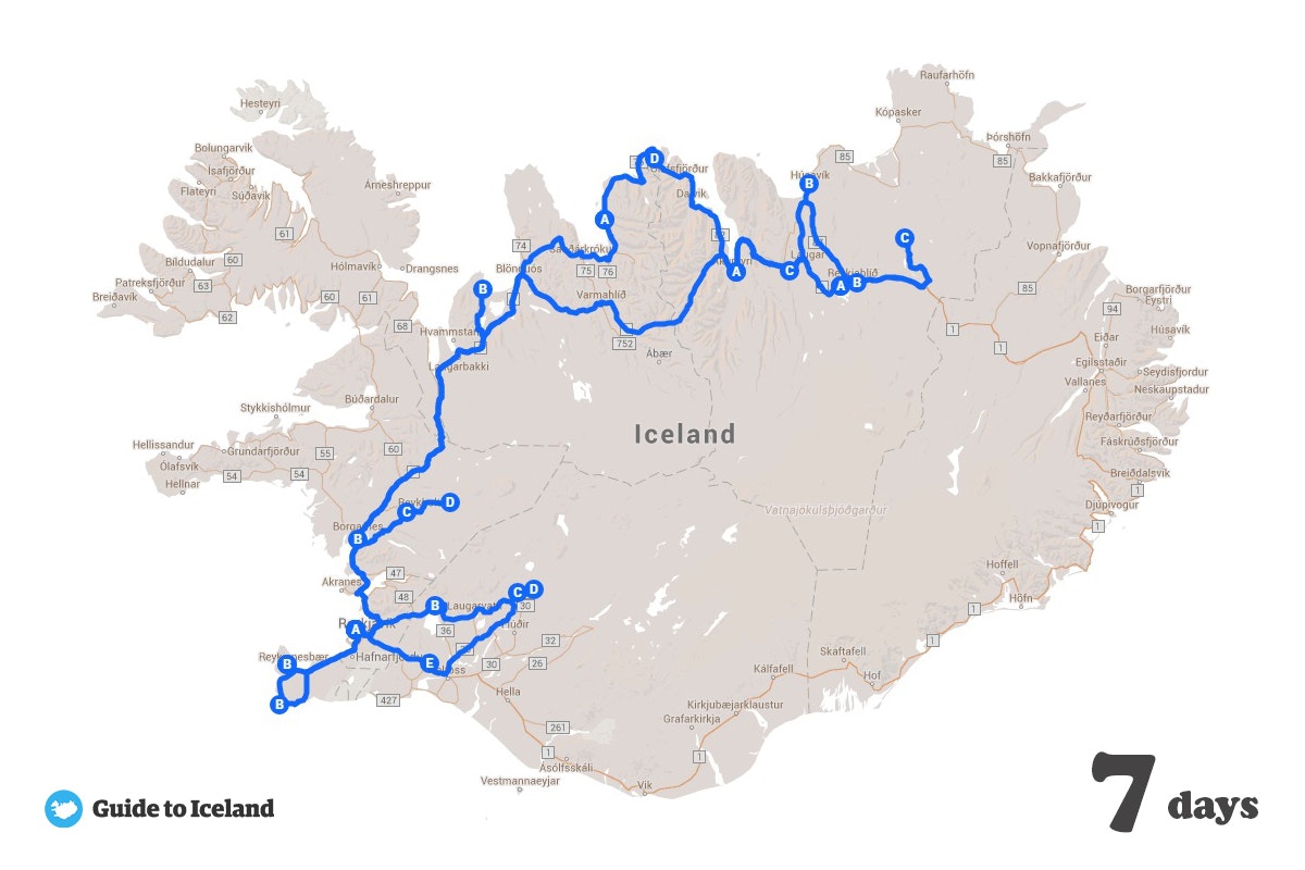 Epic 7-Day Northern Lights Winter Self-Drive Tour of the Golden Circle ...