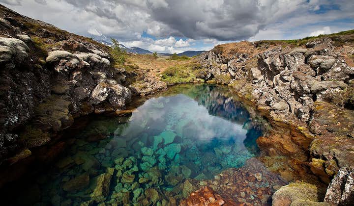 Silfra fissure in Þingvellir National Park is widely considered to be one of the world's best diving and snorkelling locations.