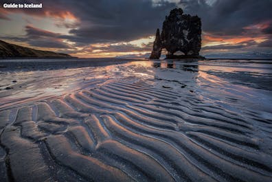 Bortset fra sine sælkolonier, og det islandske sælcenter i byen Hvammstangi, er Vatnsneshalvøen i det nordlige Island bedst kendt for klippeformationen Hvitserkur.