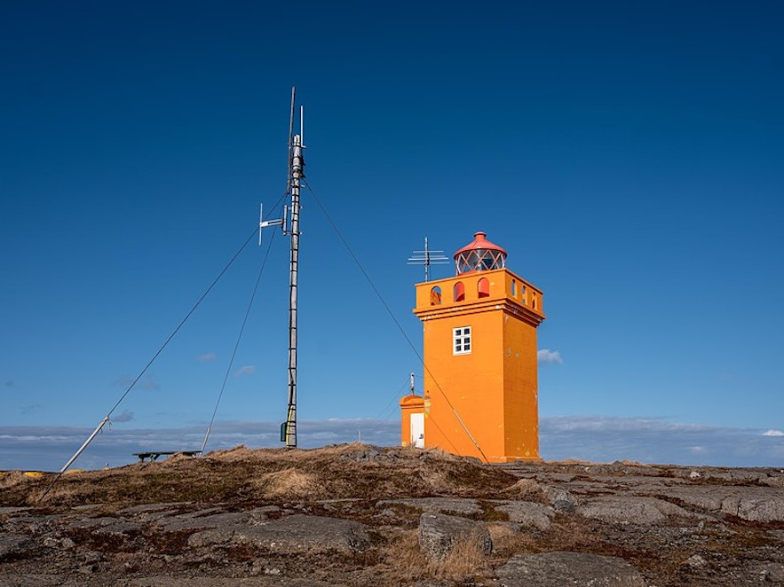 The Raufarhofn lighthouse.