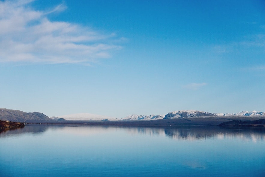 冰岛辛格维利尔湖Þingvallavatn