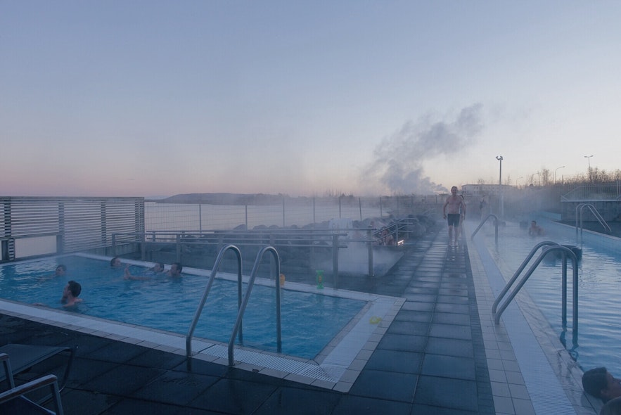 冰岛黄金圈沿线Fontana地热温泉