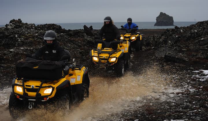 Water and mud will not stop your ATV.