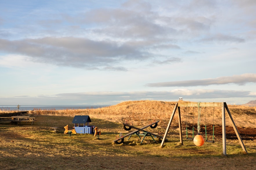 冰岛雷克雅未克对面的Videy岛