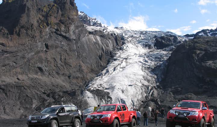 Take a super jeep ride to the glaciers of Thorsmork.