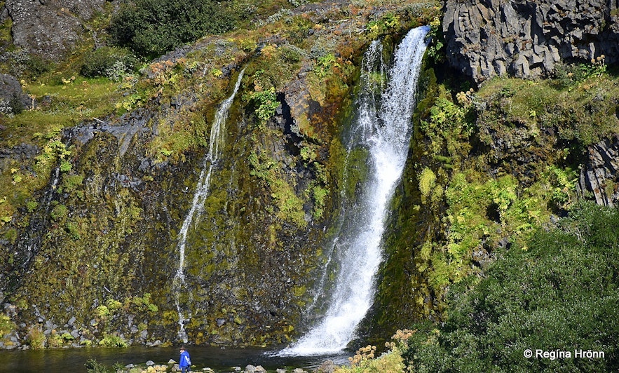 Gjarfoss waterfall is an off-the-beaten-track attraction on the edge of the Thjorsardalur valley.