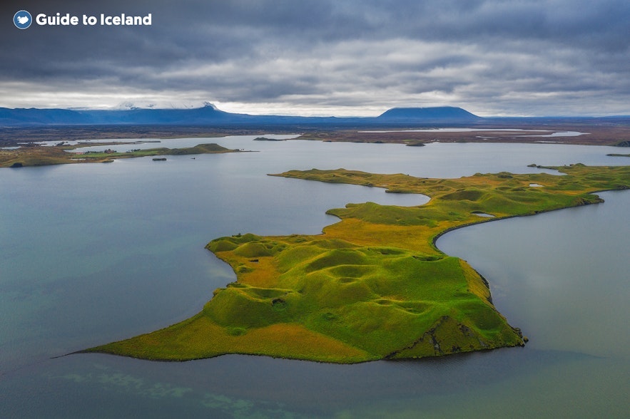 Lake Myvatn is a picturesque location.