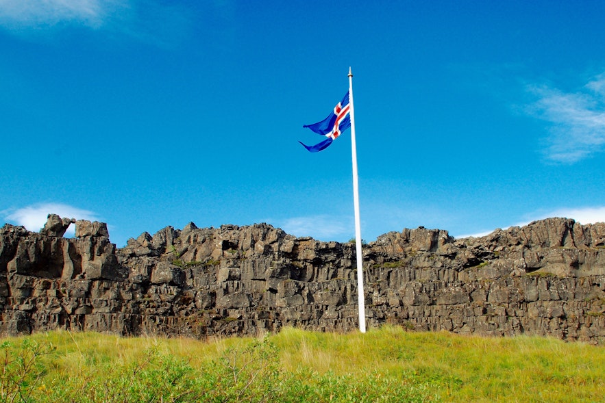 冰岛黄金圈辛格维利尔国家公园，冰岛议会