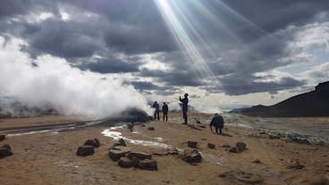Obszar geotermalny Námaskarð na północy Islandii