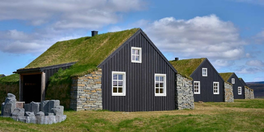 Torfhus Retreat mixes traditional Icelandic architecture with modern comfort.