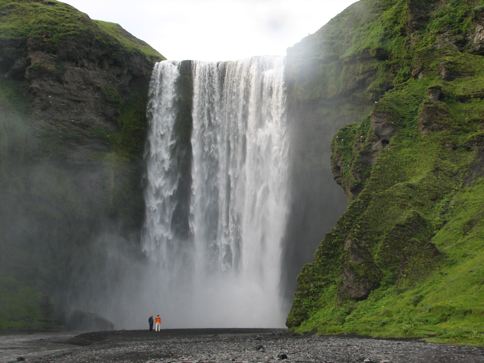 Skógafoss is a mighty and classic waterfall on the South Coast of Iceland.