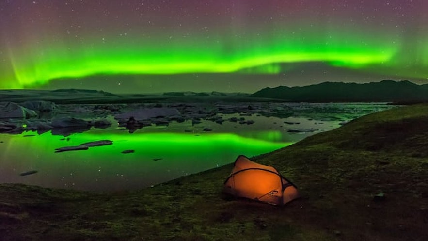 Camping during winter doesn't sound too good in Iceland, but summer camping for auroras is a great idea!