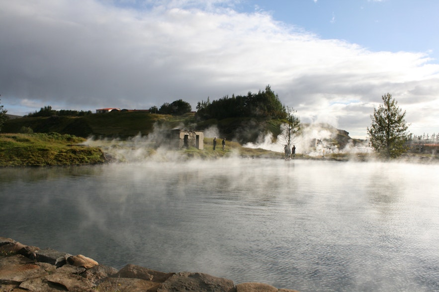 secret lagoon en Islande