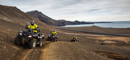 Those on an ATV tour will ride in convoy through an eclectic and staggering landscape.