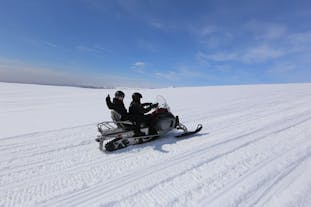Have a snowmobile adventure in Iceland on this Golden Circle tour with a Super Jeep.