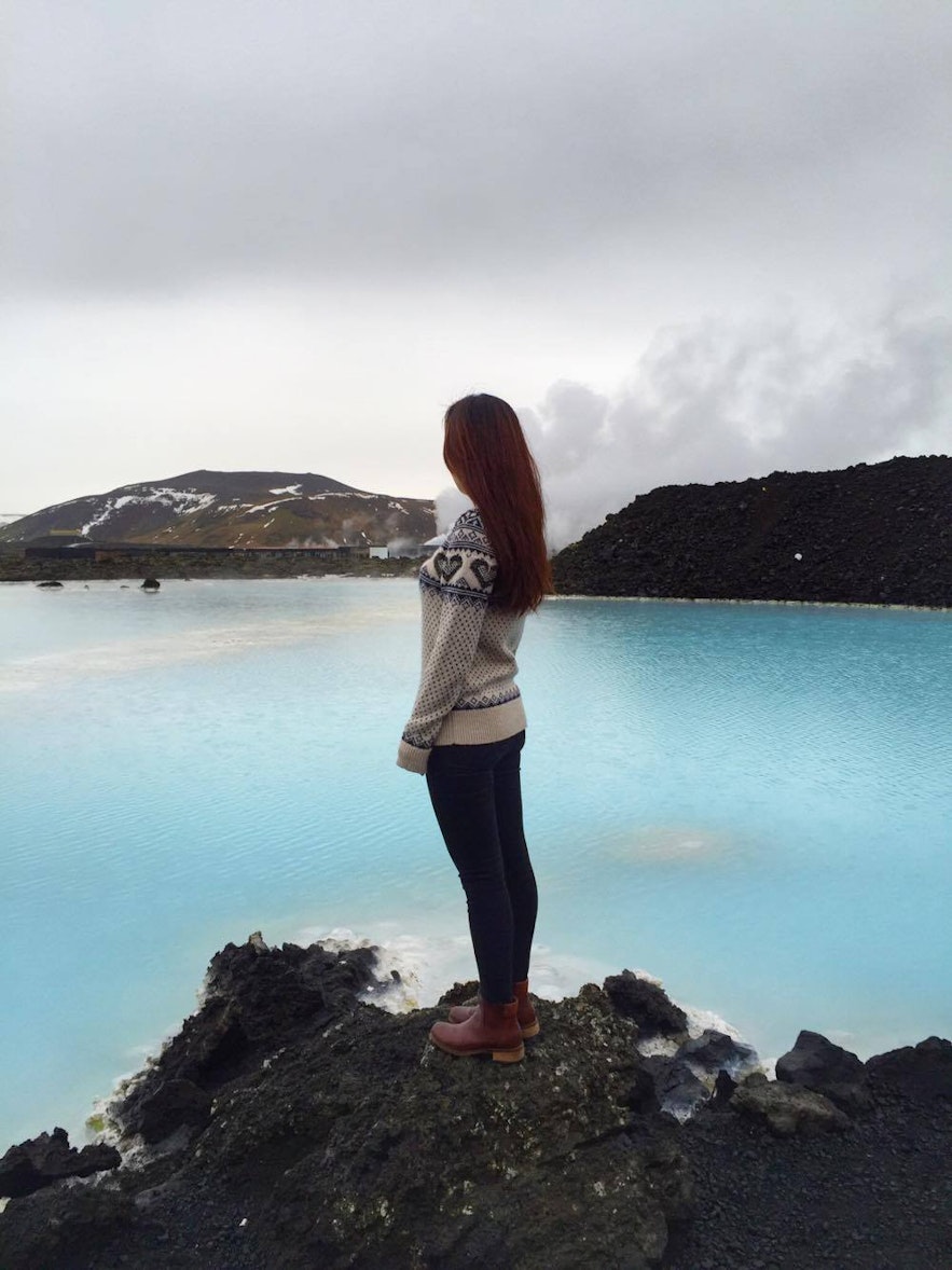 冰岛蓝湖温泉照相