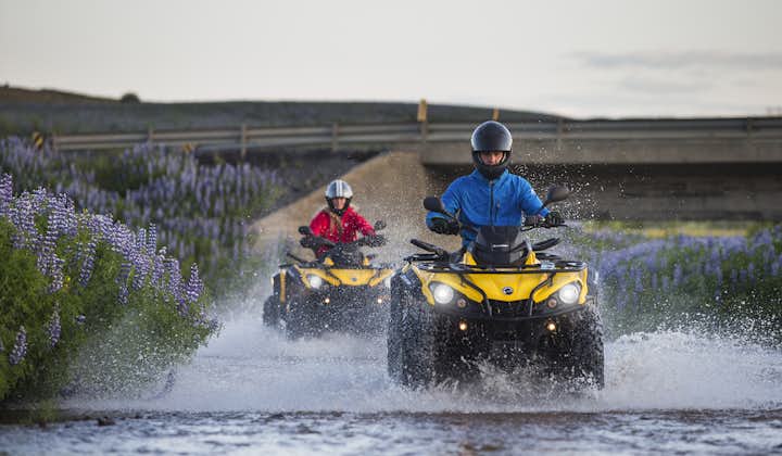 It's easy to see why driving an ATV might be so much fun...