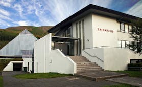 The building of the Husavik Museum in Northeast Iceland.