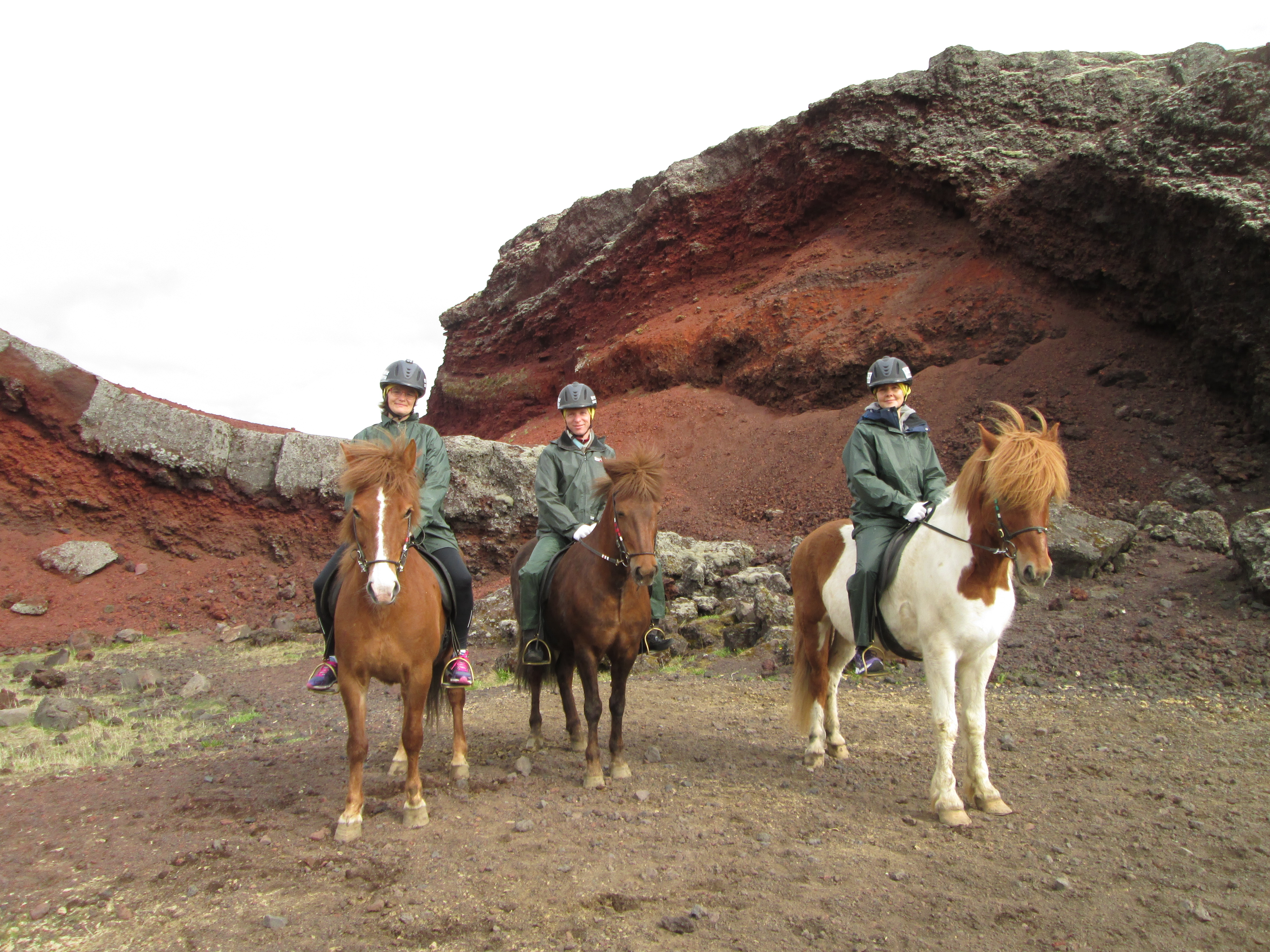 See the wicked lava landscapes of west Iceland by horseback in summer.