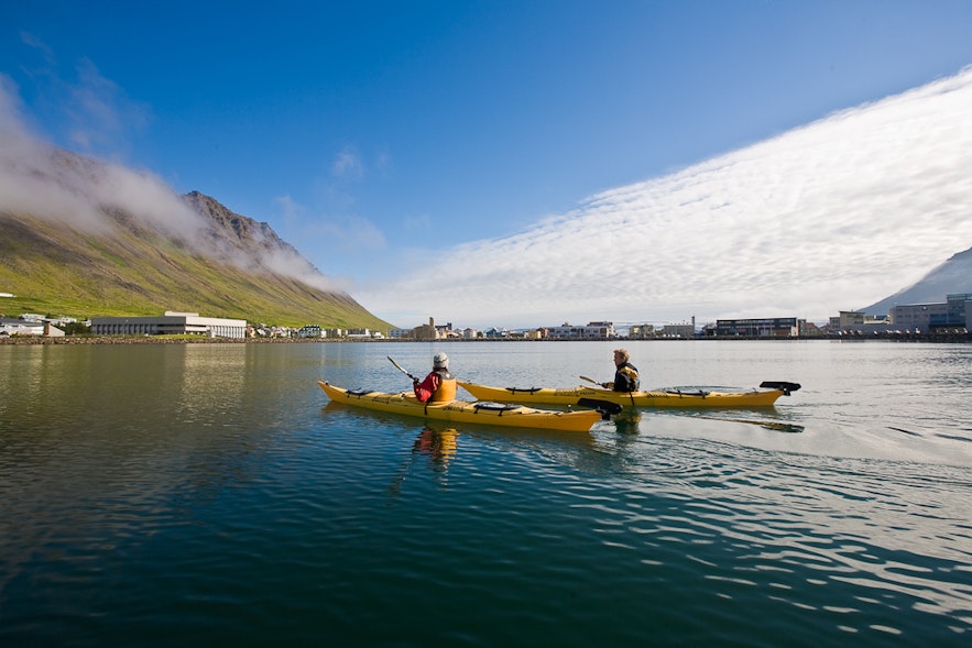 冰岛西峡湾皮划艇