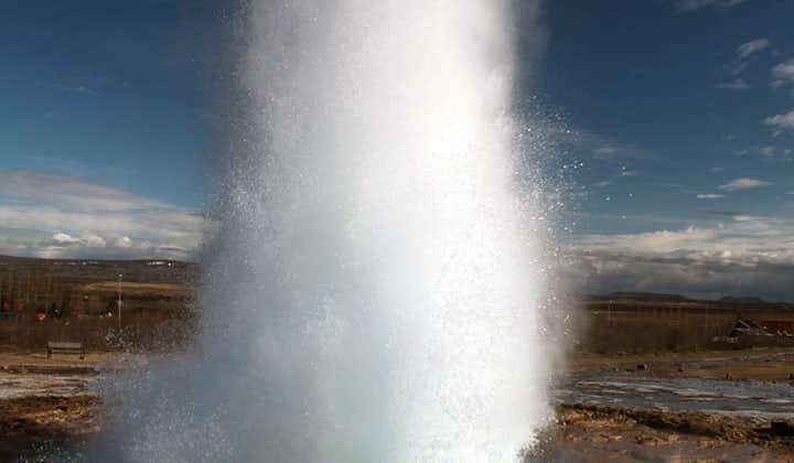 The mighty Strokkur is the most sought out attraction in the Geysir geothermal area.