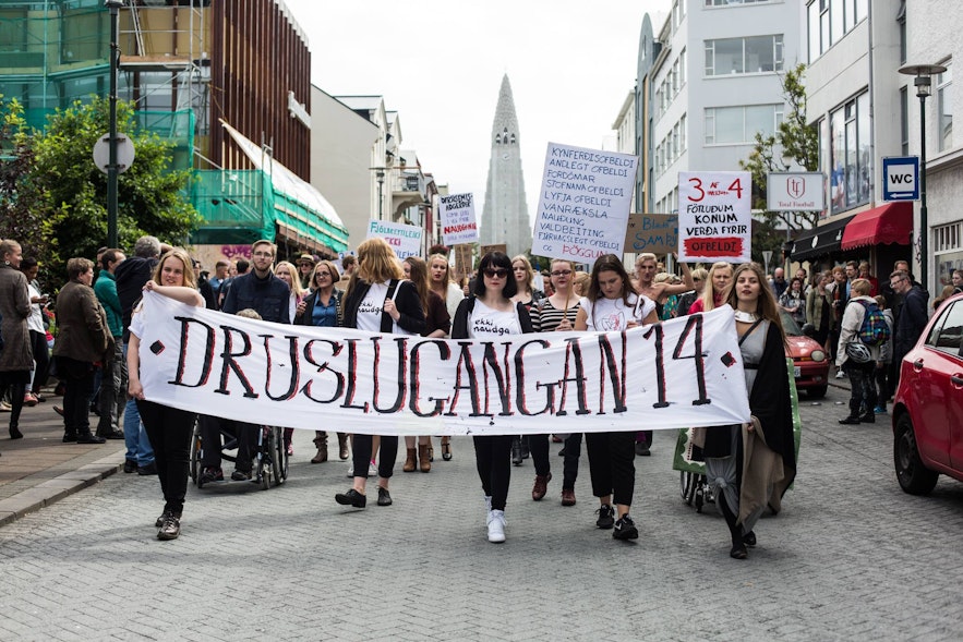 SlutWalk in Reykjavík 2014