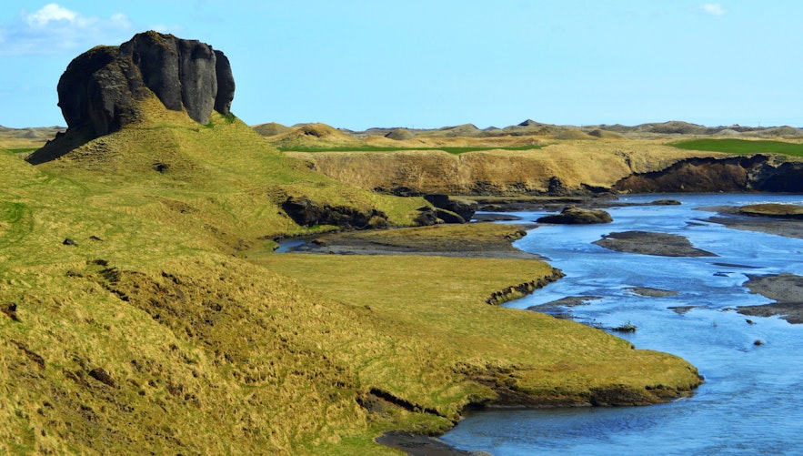 冰岛的自然美景。