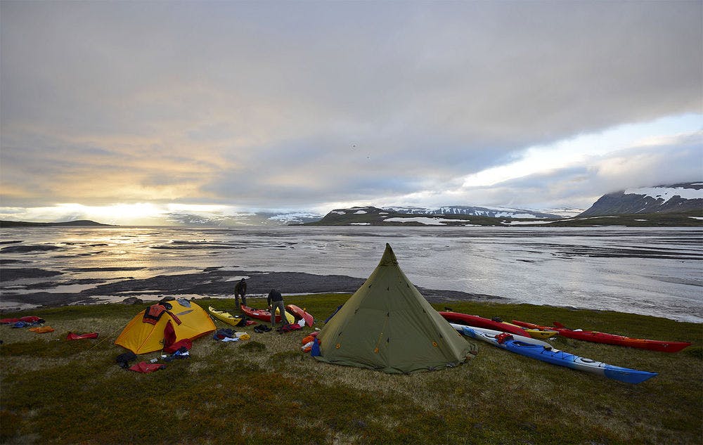Camping in Hornstrandir in the Westfjords will connect you with the incredible landscapes more than any other experience.