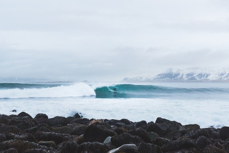 아이슬란드의 서핑
