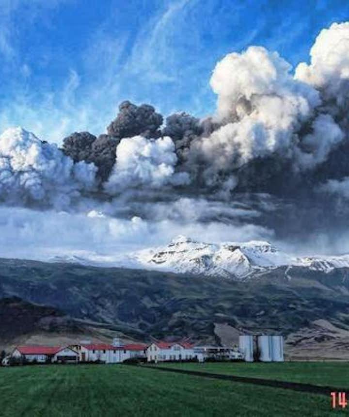 Eruption volcanique et egoisme.