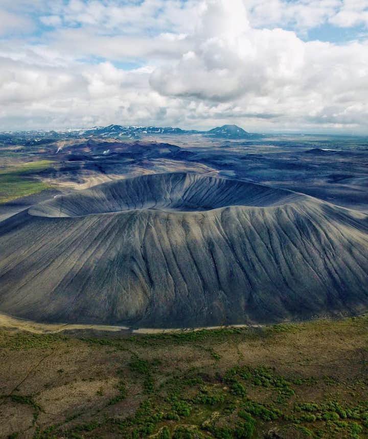 Hverfjall-/Hverfell-vulkanen i Nordisland