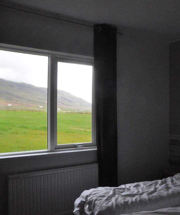 Great views from sleek rooms in Ãlfheimar Hotel, East Iceland