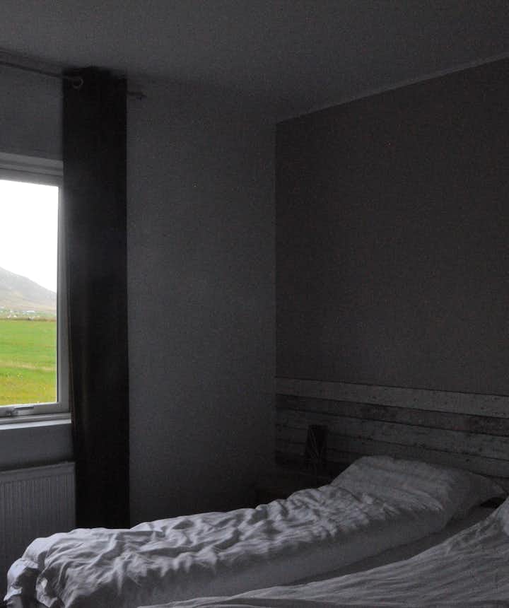 Great views from sleek rooms in Ãlfheimar Hotel, East Iceland