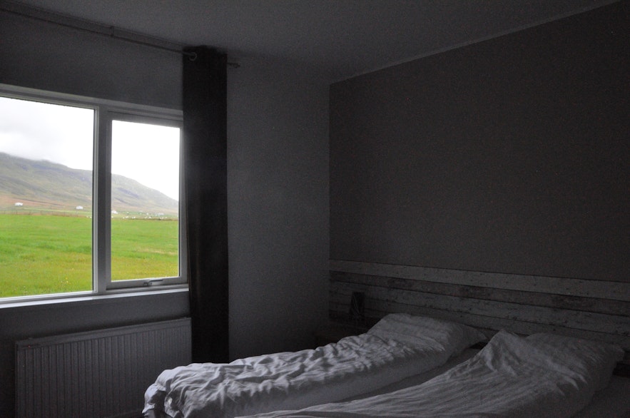 Great views from sleek rooms in Ãlfheimar Hotel, East Iceland