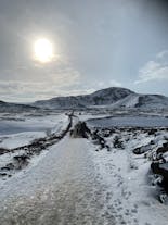 Mt. Helgafell is a sacred site located near Hafnarfjordur