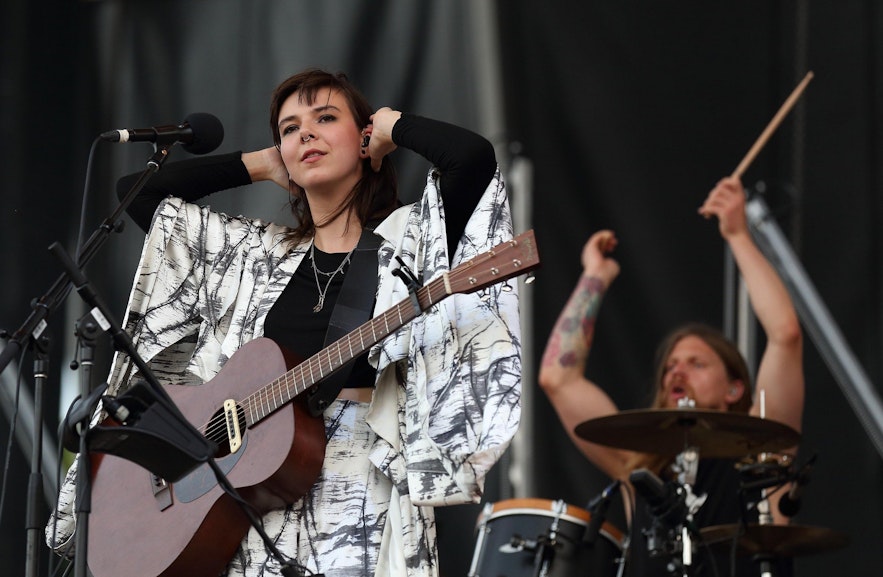 Nanna Bryndís from Icelandic band Of Monsters and Men