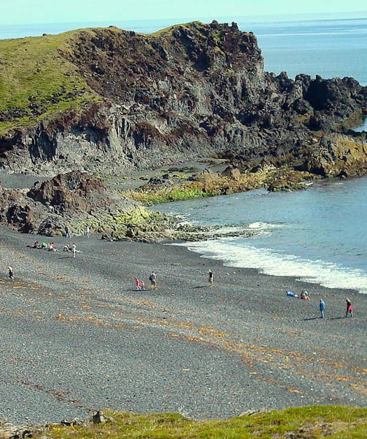 Djúpalónssandur &amp; Dritvík - the Black Lava Pearl Beach on Snæfellsnes in West-Iceland