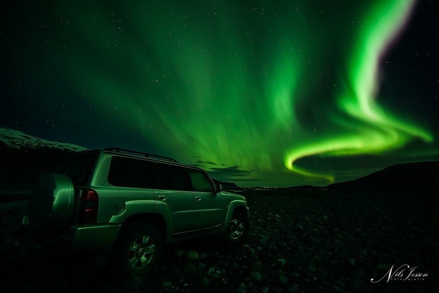 Northern Lights in the Icelandic Highlands