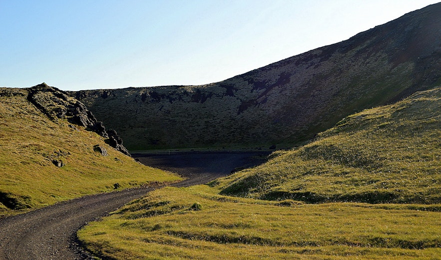 Hólahólar craters Snæfellsnes