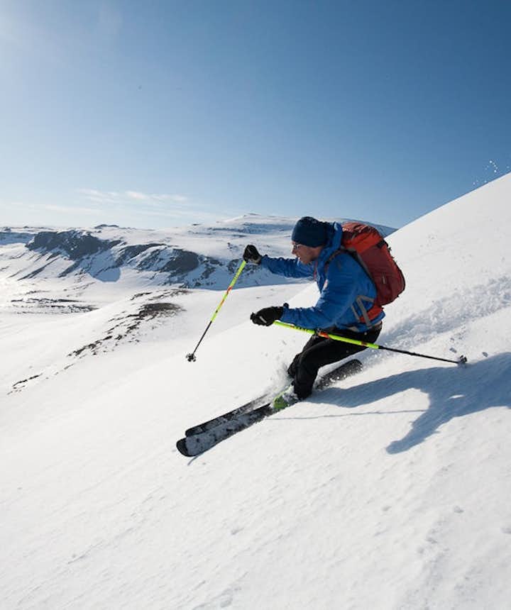 Skiing and Snowboarding in Iceland is easily accessible to beginners.
